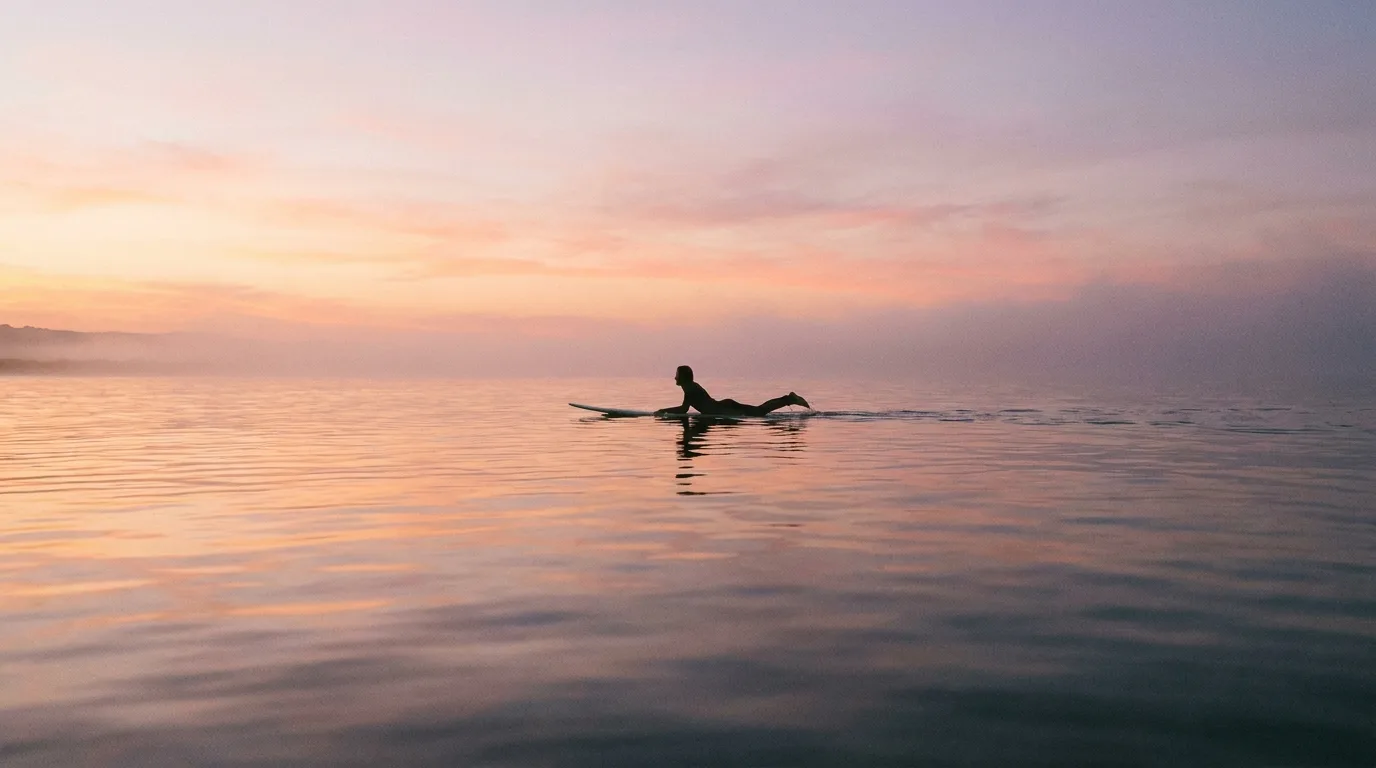 Cair no mar ao amanhecer: exercício, natureza e água salgada num combo só